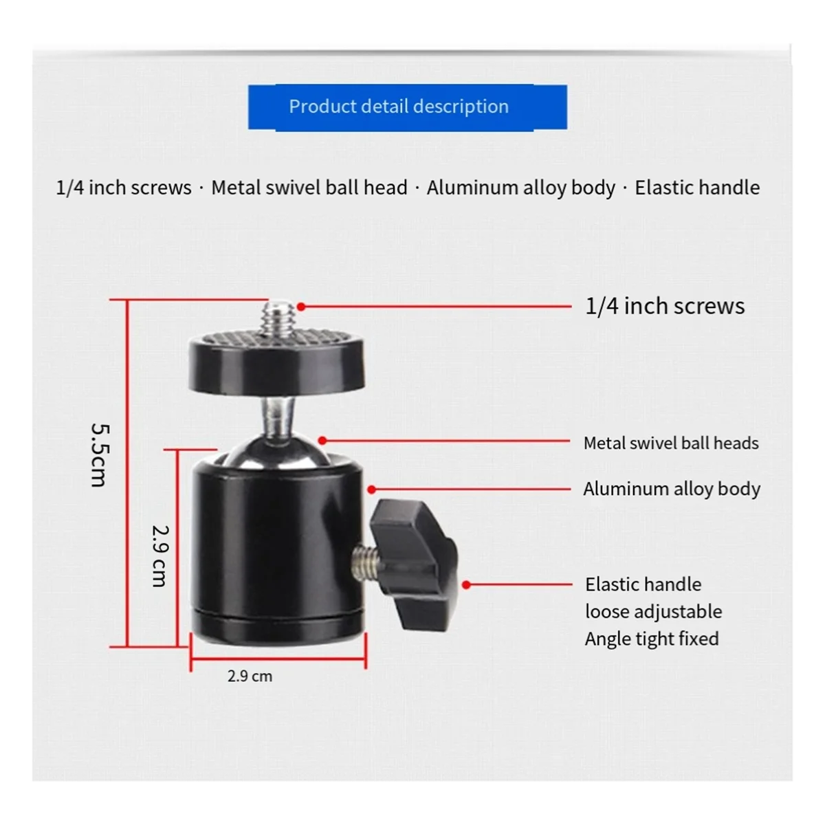 M86K  for / Ant DSLR Camera Tripod Bracket Cell Phone Selfie Table Live Aluminum Alloy Tripod,B #4