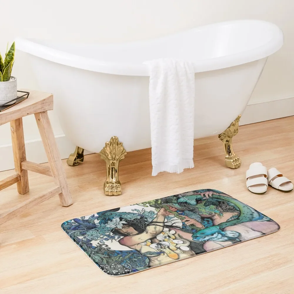 

Baroness: Blue Bath Mat Bathroom Carpets Mats Bedroom Mat