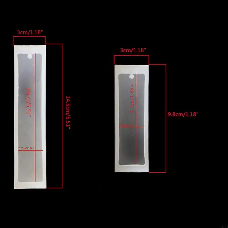 

A9BD Silicone Molds for Making Epoxy Resin Jewelry DIY Bookmarks Craft