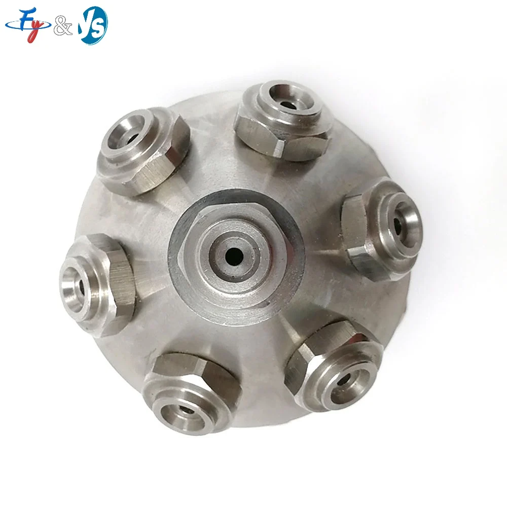 360 Degree Static 13‑Head Tank Washing Nozzle SS304 CIP Fixed Tank Cleaning Spray Nozzle for Vessel Drum Tank Interior Washing