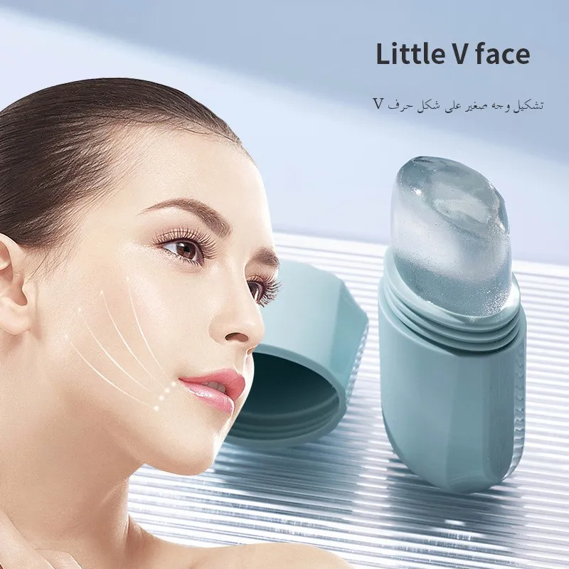

Silicone Face Mask Ice Mold Anti-Aging Soothing Massage Device Ice Rolling Beau Tool for Facial Care from China