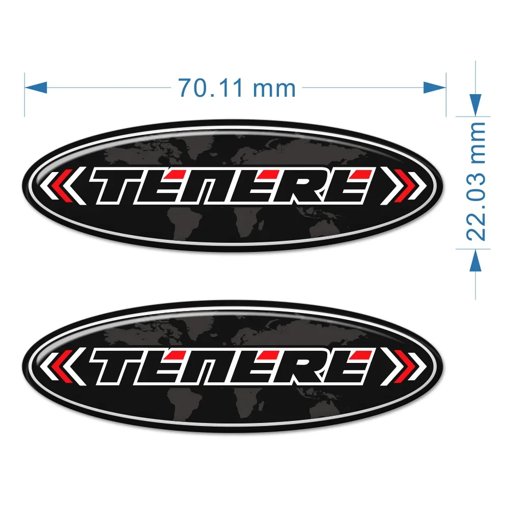 1200 SUPER TENERE 700 1200XT Tank Pad Protector Stickers For YAMAHA ADVENTURE TOURING Emblem Badge Logo Trunk Helmet 2019 2020