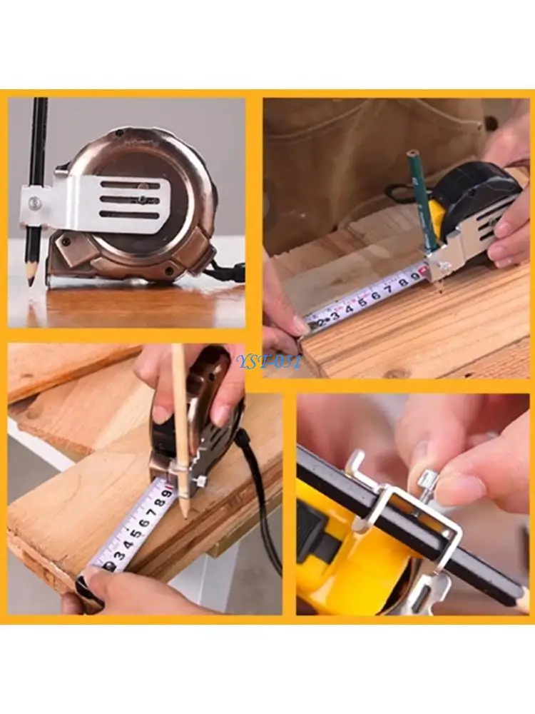 

E15A Universal Measuring Tape Clip Holder Attachment Suitable for Standard Tape Rules