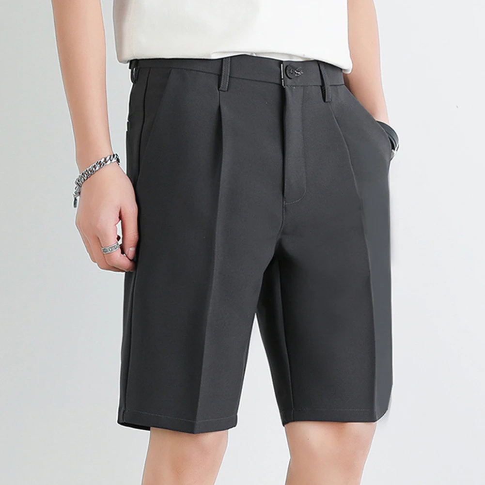 

Casual Shorts Quick Drying Casual Outfits 33 34 Trendy Shorts Trendy Style Workplace Suitable All Seasons Wear Medium Waist