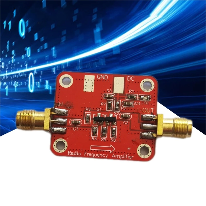 10KHz‑100MHz RF Wideband Amplifier Broadbands Module Receiver Gains 10dB Low-Noise High Frequency Amplifier