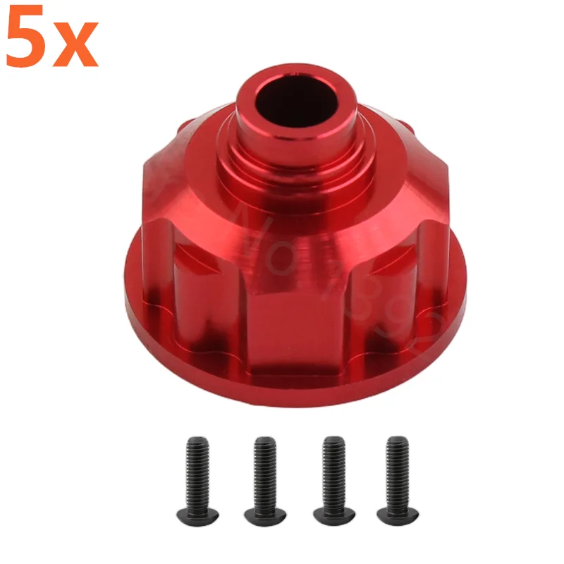 

5Pcs Metal Diff Case Differential Case 8681X for Traxxas E-Revo VXL 1/10 RC Car Models Upgrade Parts Accessories