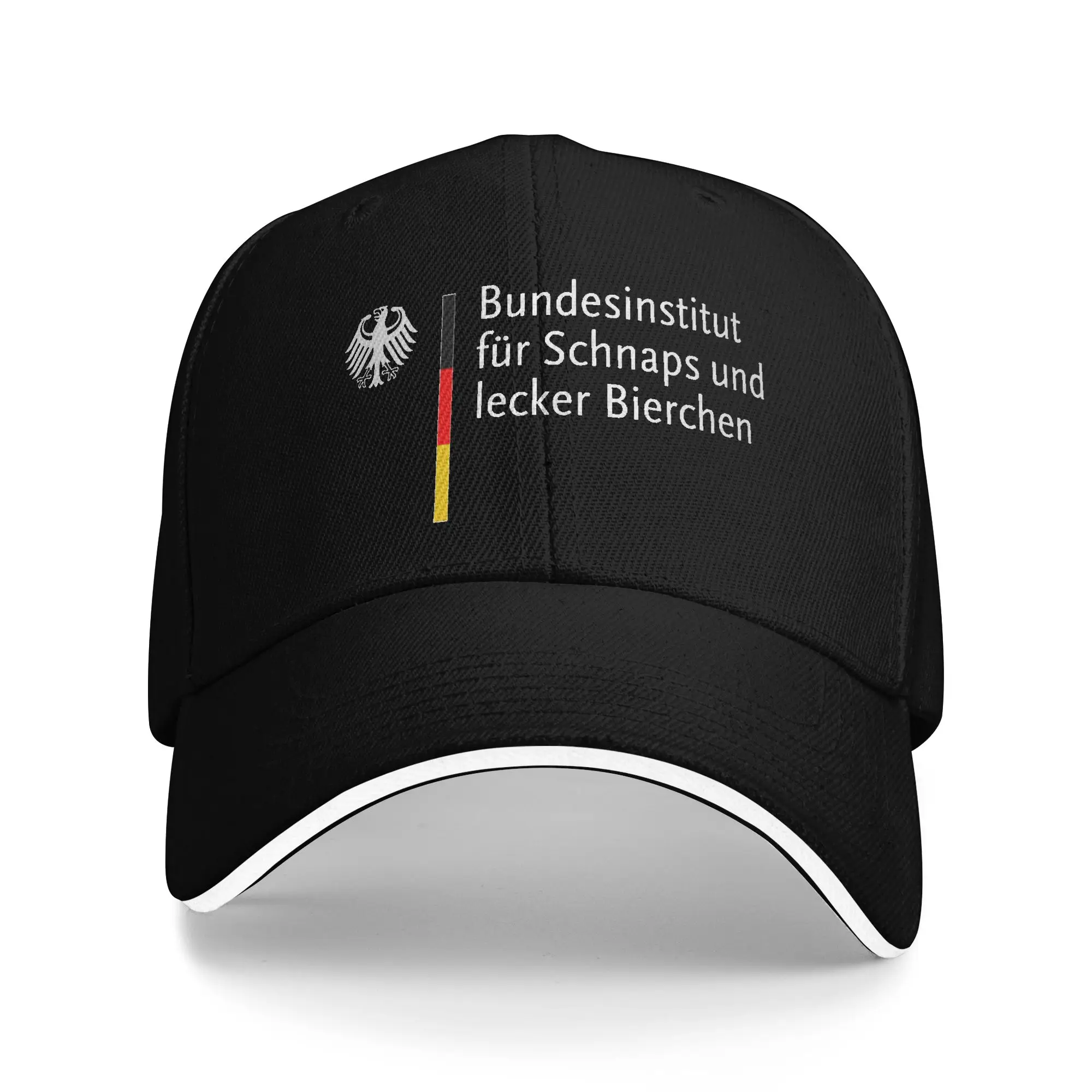 German-Federal Institute for Liquor Delicious Beer Sandwich Baseball Cap Casual  Adult Breathable Headwear Sport Hats
