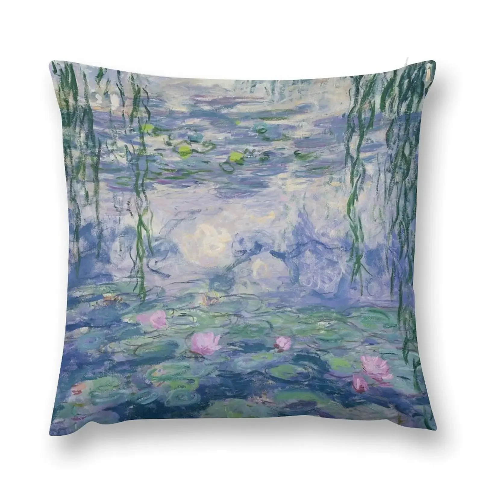 Water Lillies Throw Pillow Cushion Cover Cushions pillow