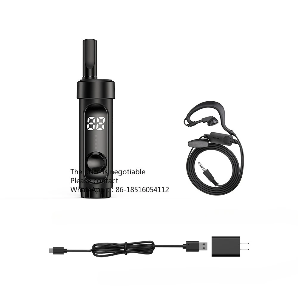 

CBCBTWO 1Q Pencil Walkie Talkie Mini USB Type-C PMR 446 Radio Walkie-Talkies 1 pcs Two-way Radio Portable radio for Hotel Cafe