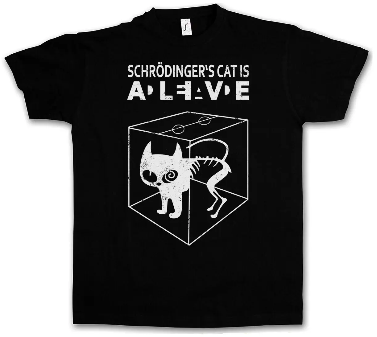 SCHRÖDINGER´S CAT IS ALIVE DEAD II T-SHIRT - The Big Schroedinger TV Bang Theory