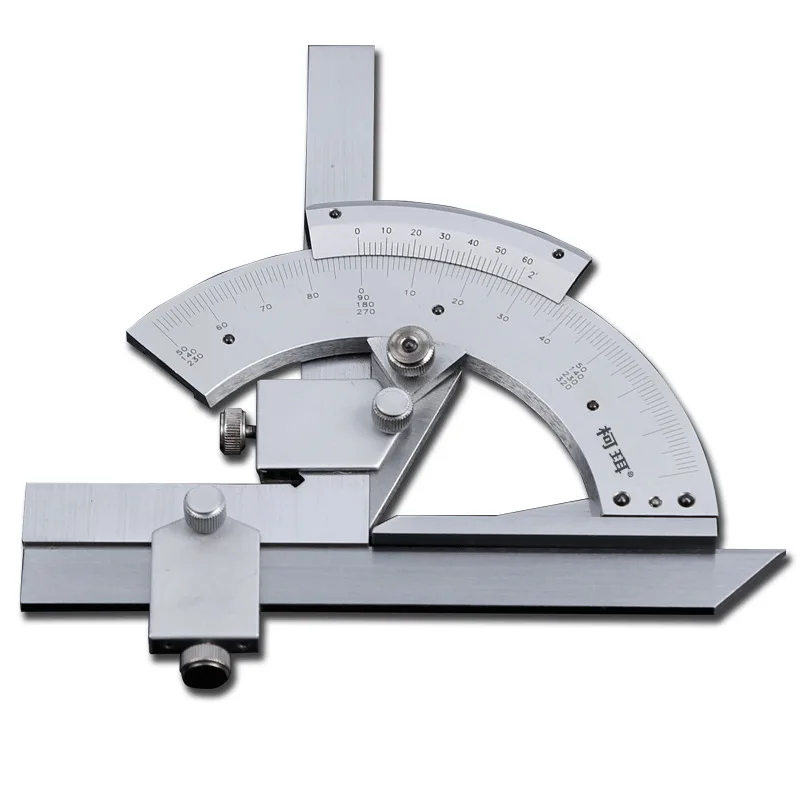 2026 Hot Sale Universal Angle Ruler 0-320 Degree Stainless Steel Protractor