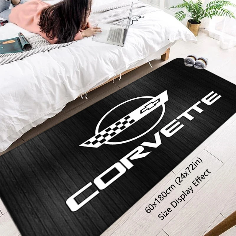 Car Boot Rugs Foot Carpets Entrance Doormat Kawaii Rug Floor Mats Carpet Anti Slip Mat C-Corvettes Home Kitchen Hallway Decor