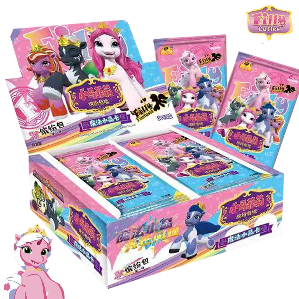 

Filly Funtasia Collection Cards For Children Little Pony Filly Studying Diplomatic Life Flash Freeze Card Children Toys Gifts