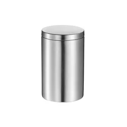 Stainless Steel Sealed Storage Jar, Portable Airtight Food Storage Container Canister for Coffee Beans Flour Cereal Sugar