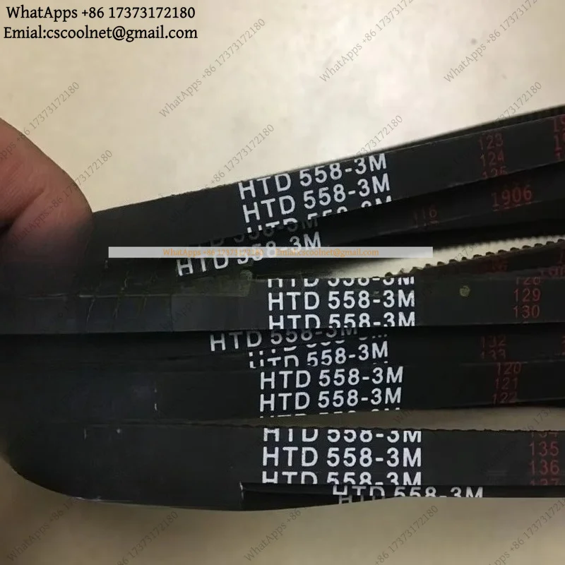 4pcs/lot 558-3M Synchronous Belt Bands Timing Drive Belts