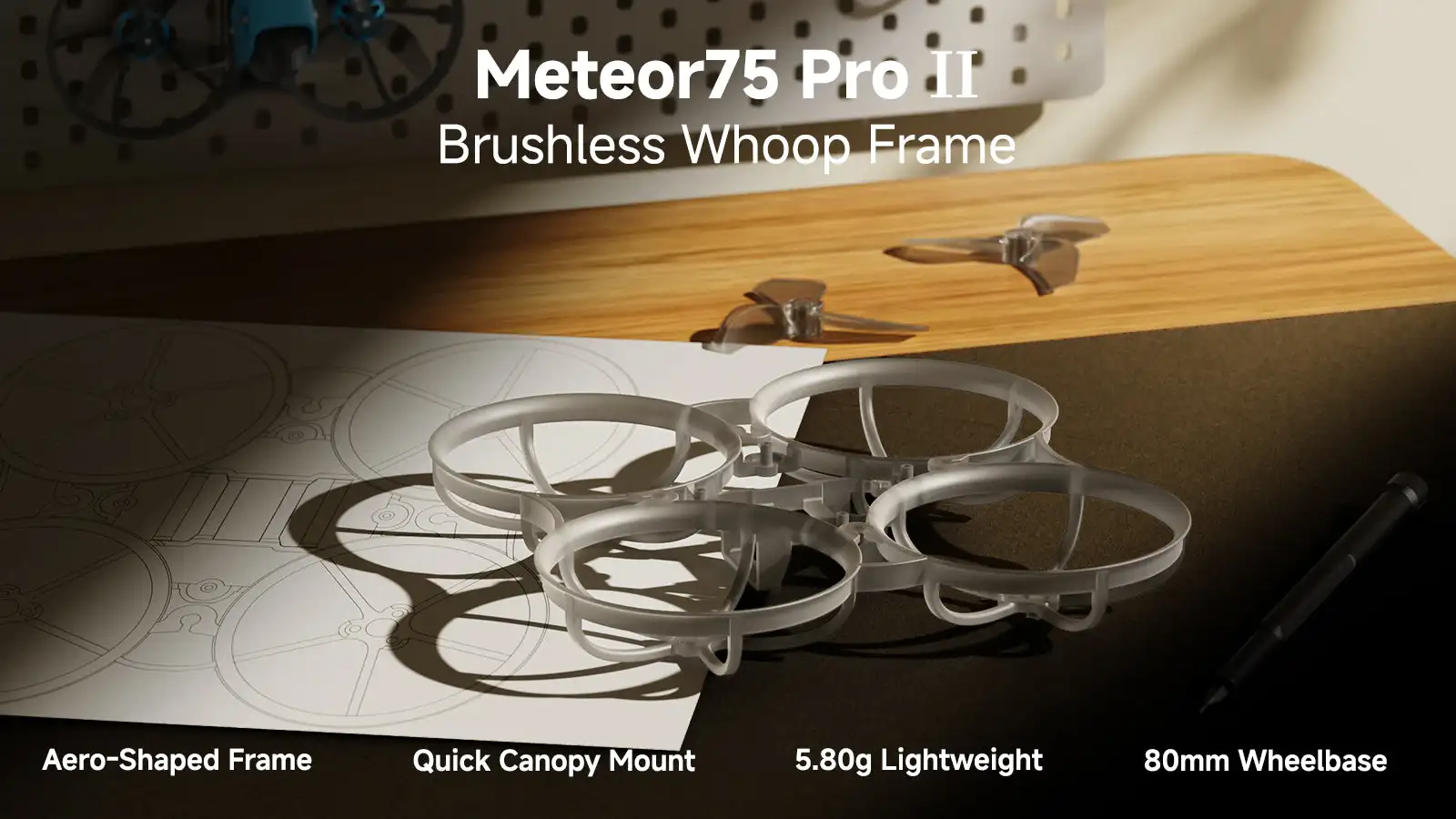BETAFPV Meteor75 Pro O4 / Meteor65 Pro O4 Bürstenlosen BWhoop RC FPV Quadcopter Matrix 1S 3IN1 HD Für DJI O4 Air Unit VTX Flugzeug – Detail 13