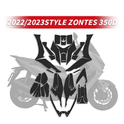 Autocollant de protection d'armure pour ZONTES 350D, accessoires de moto, kits de carénage, décoration de zone en plastique de vélo, décalcomanies de remise en état