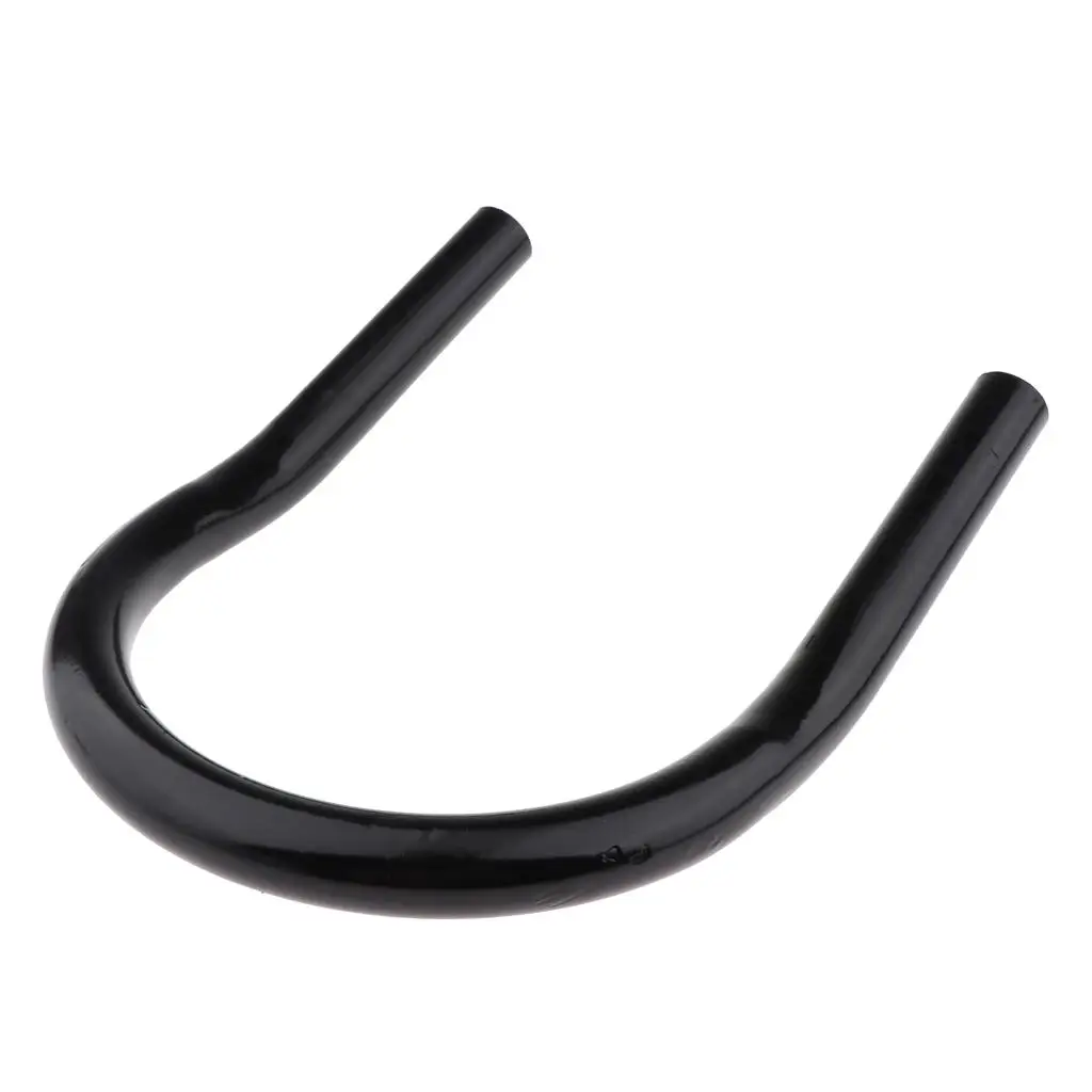 Upswept Back Rear Seat Hoop Holder Passenger Sissy Bar for Motorcycle Tracker End Universal 175mm