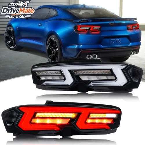 

Заводской задний фонарь в сборе для Chevrolet Camaro Sequence, указатель поворота, задний фонарь Plug & Play, динамические задние фонари, линзы