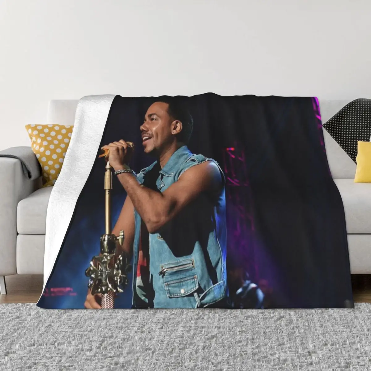

Romeo Santos 002203 Anime Bed Blankets birthday gift Sofa bed blanket Blankets And Throws Throw Blanket