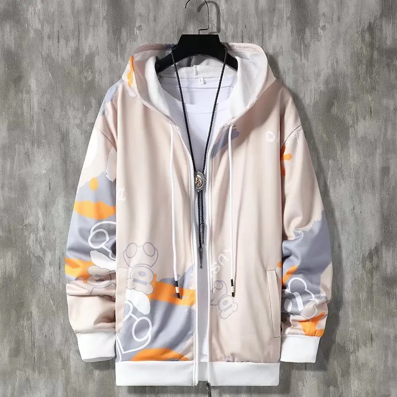 

Мужские толстовки с капюшоном на весну и осень Japan Faion Harajuku Sle V-Ne ort Sve Casual Jaet Youth Trend Seven-Foot Sve