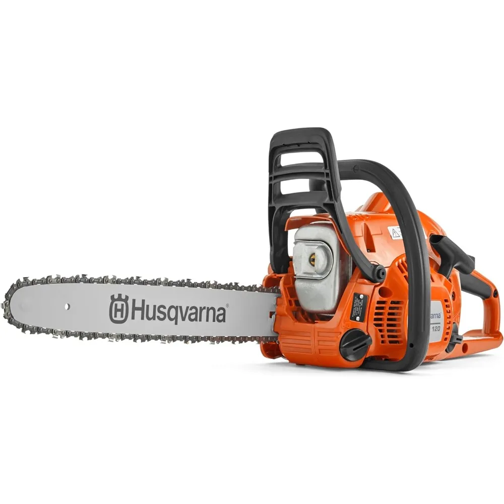 

120 Gas Powered Chainsaw, 38-cc 1.8-HP, 2-Cycle X-Torq Engine, 16 Inch Chainsaw with Automatic Oiler, For Wood Cutting,