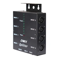 Amplificateur de Signal DMX à 8 Canaux Isolés, 3 Broches, Mathiateur Optique pour Éclairage de Scène de DJ et de Mariage