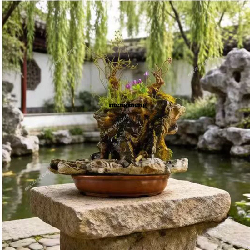 Rockery flowing water ancient fish farming landscape stone hotel clubhouse garden balcony courtyard landscaping stone