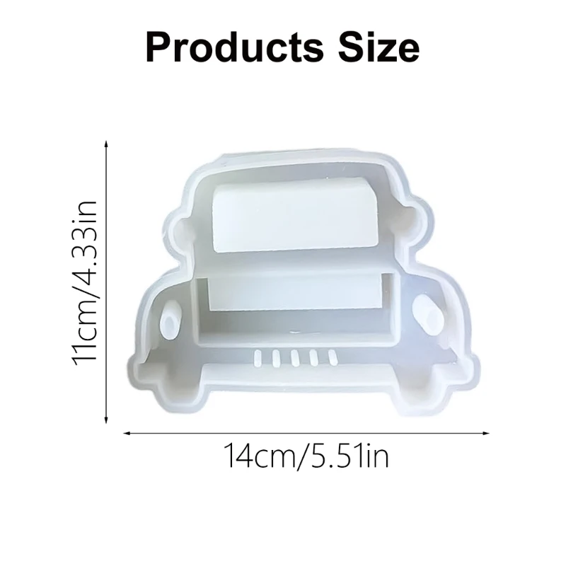 Flexible Epoxidform, Bus, Blumenkorb, Zubehör, Formen, Schmuckform, Ornamente, Silikonformen für Kunstunterricht