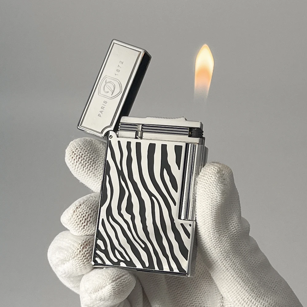 New Lighter Copper Lacquer Special Pattern Refill Butane Gas Tobacco Smoking Cigarette Cigar Gadgets Men Father Gifts MECHERO