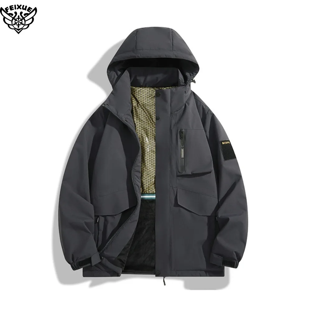 

Мужские зимние водонепроницаемые походные куртки для пар, ветрозащитная ветровка большого размера, дышащая куртка для рыбалки, кемпинга, треккинга