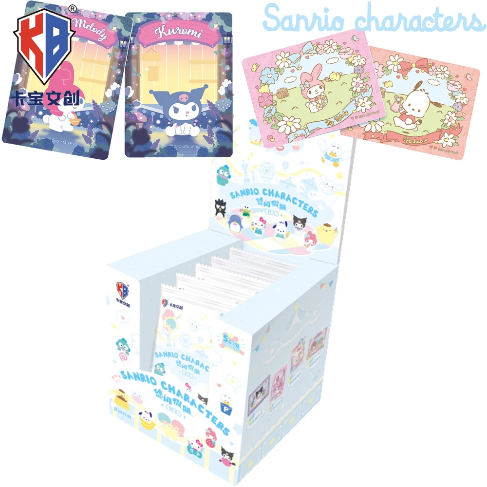 

Original KABAO Sanrio Characters Collection Card Leisure Vacation Series Cute Cartoon Star Family Creative Exquisite Card Gifts