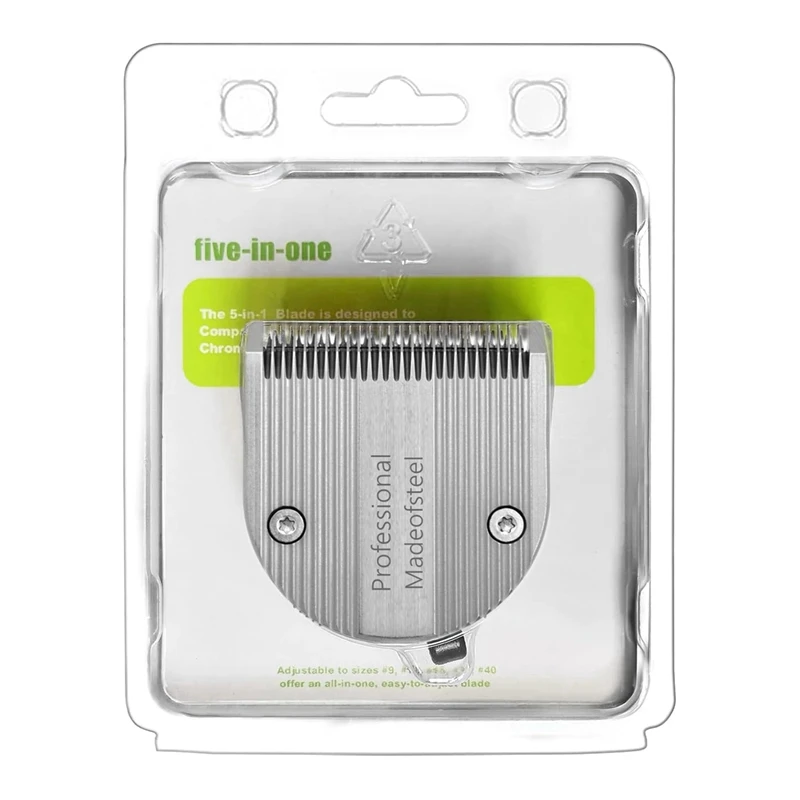 Perro mascota y caballo 5 en 1 ajustar hoja fina para cortadora de animales profesional Wahl: Arcos Bravura, Cromoado, Creativa, Figura, Movimiento
