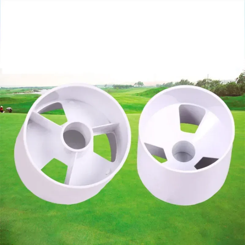 Golf Accessories 6inch Golf Green Hole Cup Putting Putter Yard Garden Training Backyard Practice Chipping Aids White Plastic