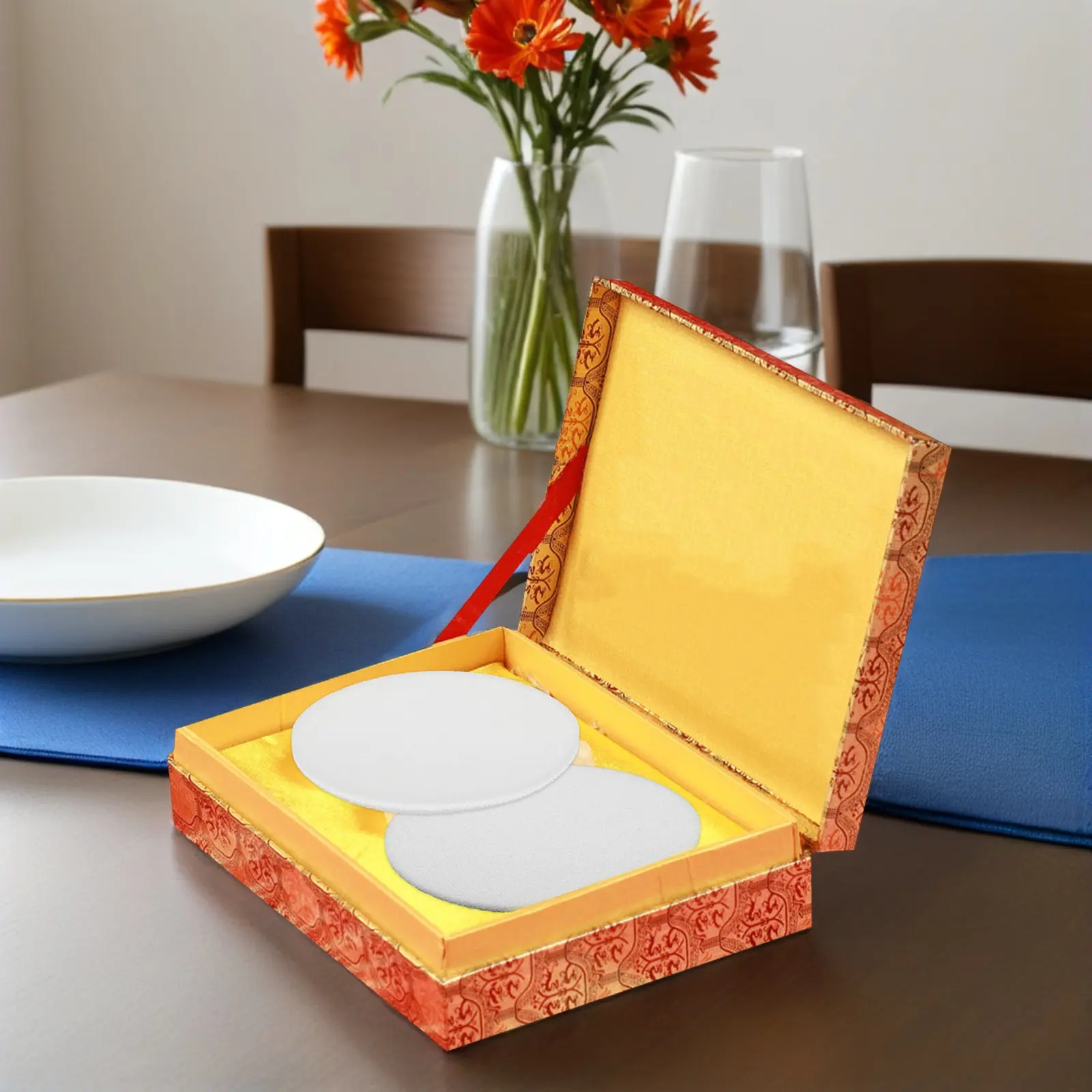 10Pcs Bird Nest Sponge Pad Round Heightened Soft Sponge Packaging Pad 20Cm Gift Box Interior Liner Protective Cushion Shockproof