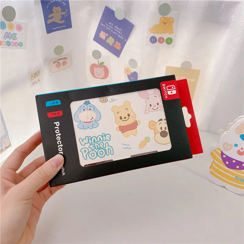 ديزني ويني ذا بوه للتبديل حافظة شل واقية سبليت الإسكان صندوق لنينتندو سويتش اكسسوارات NS وحدة التحكم TPU Fundas