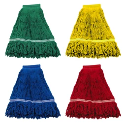1 Pack Commercial Mop Head Heavy Duty Commercial Industrial Mop String Mop Head Replacement Cotton String Mop Replacement Head