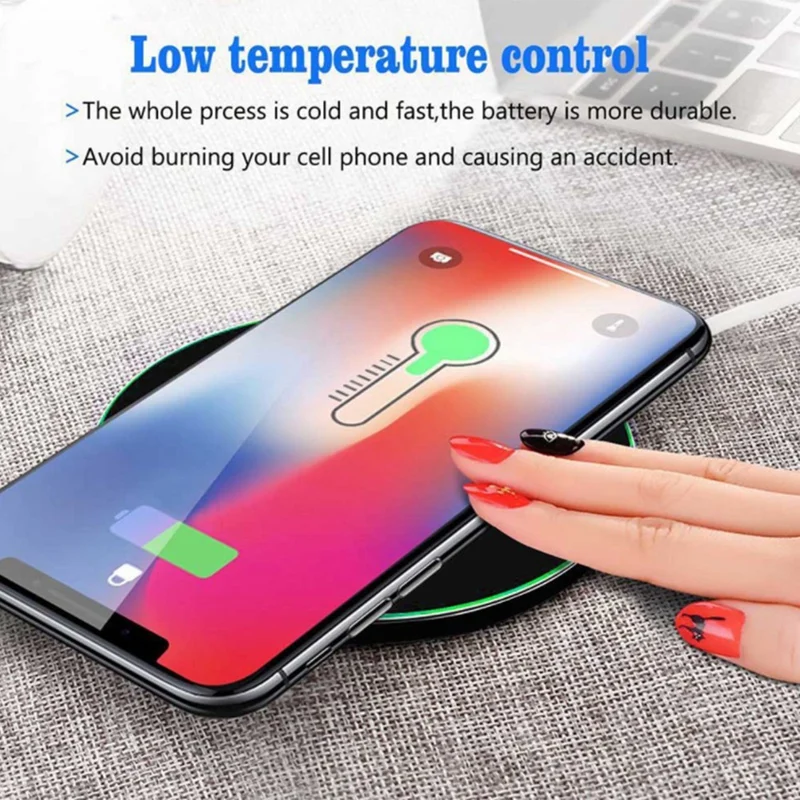 10W Fast Wireless Charger,For Samsung Galaxy S10 S9 S8 Note 9 USB Charger ,For Iphone 11 Pro XS Max XR X 8 Plus 12