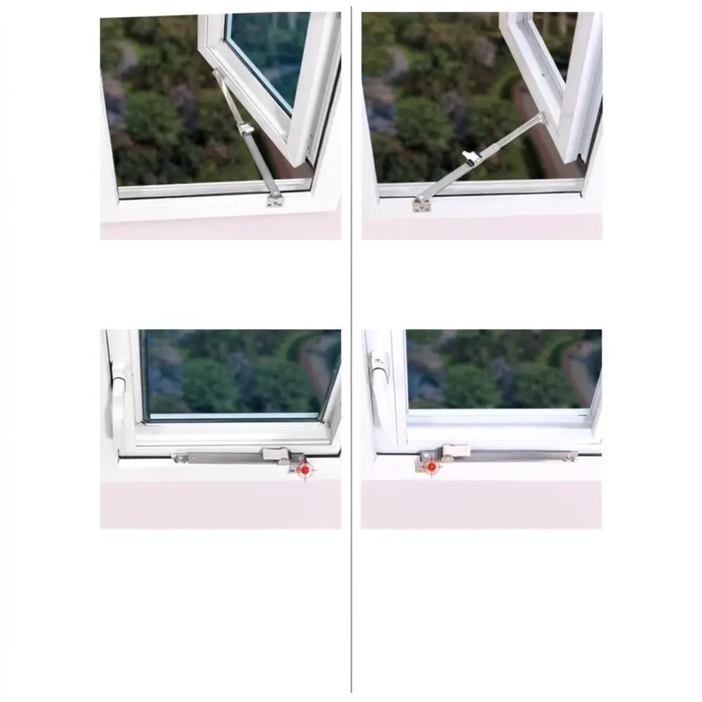 Modern Window Wind Brace Telescopic Support Stay Stainless Steel Aluminum Alloy Hardware For Exterior Casement Windows