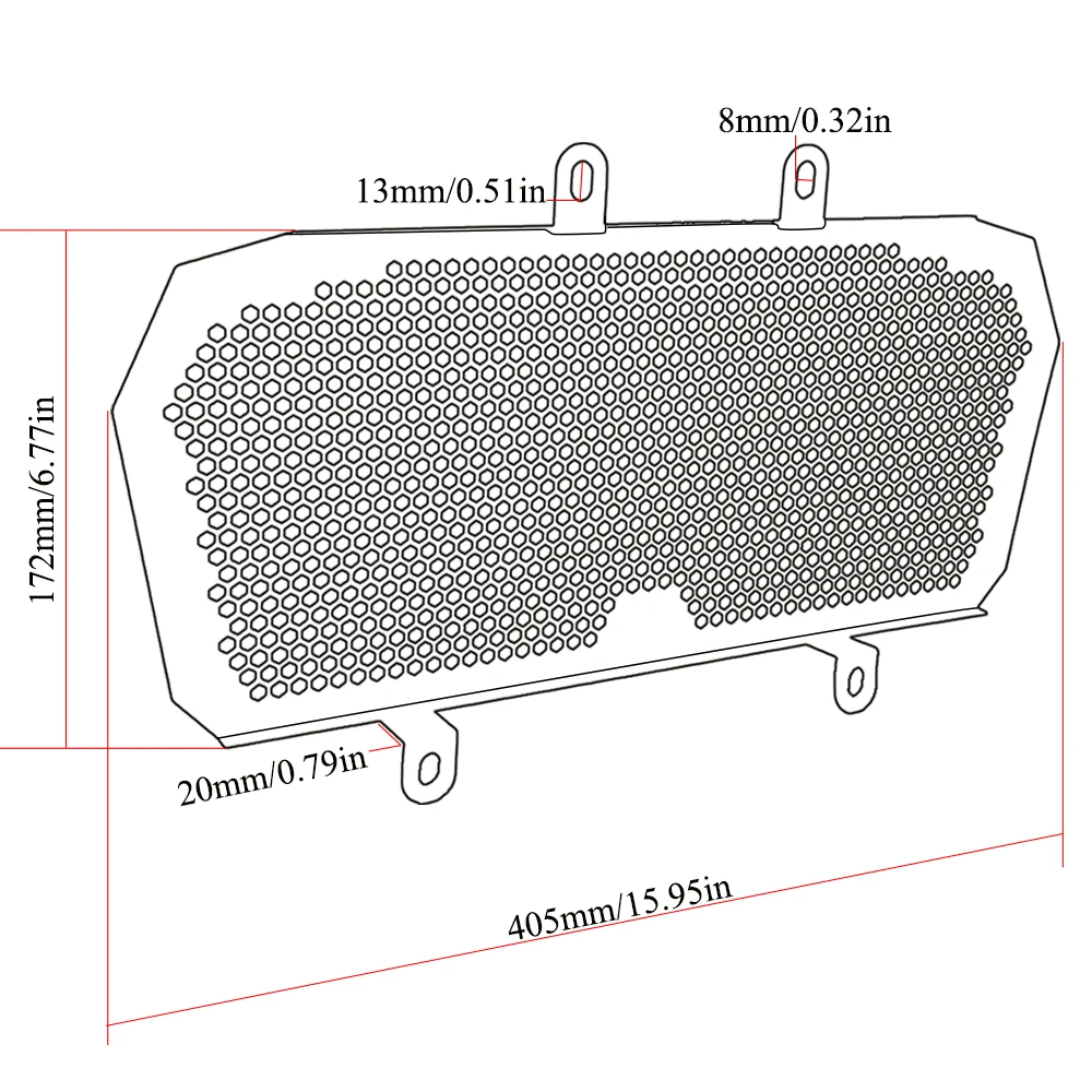 For KTM Duke200 DUKE390 Motorcycles Accessories Radiator Grille Grill Guard Cover Protection DUKE 390 200 2013 - 2016 2015 2014