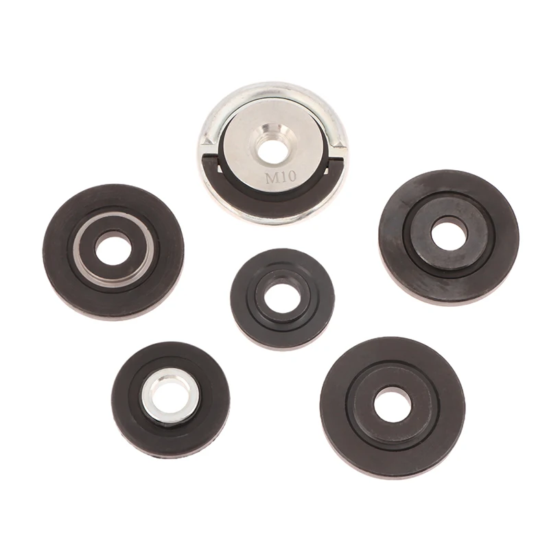 

M10 Quick Release Self-Locking Angle Grinder Inner Outer Flange Nut Fittings Thread Tools For 16/20/22/22.2MM Bore Cutting Discs