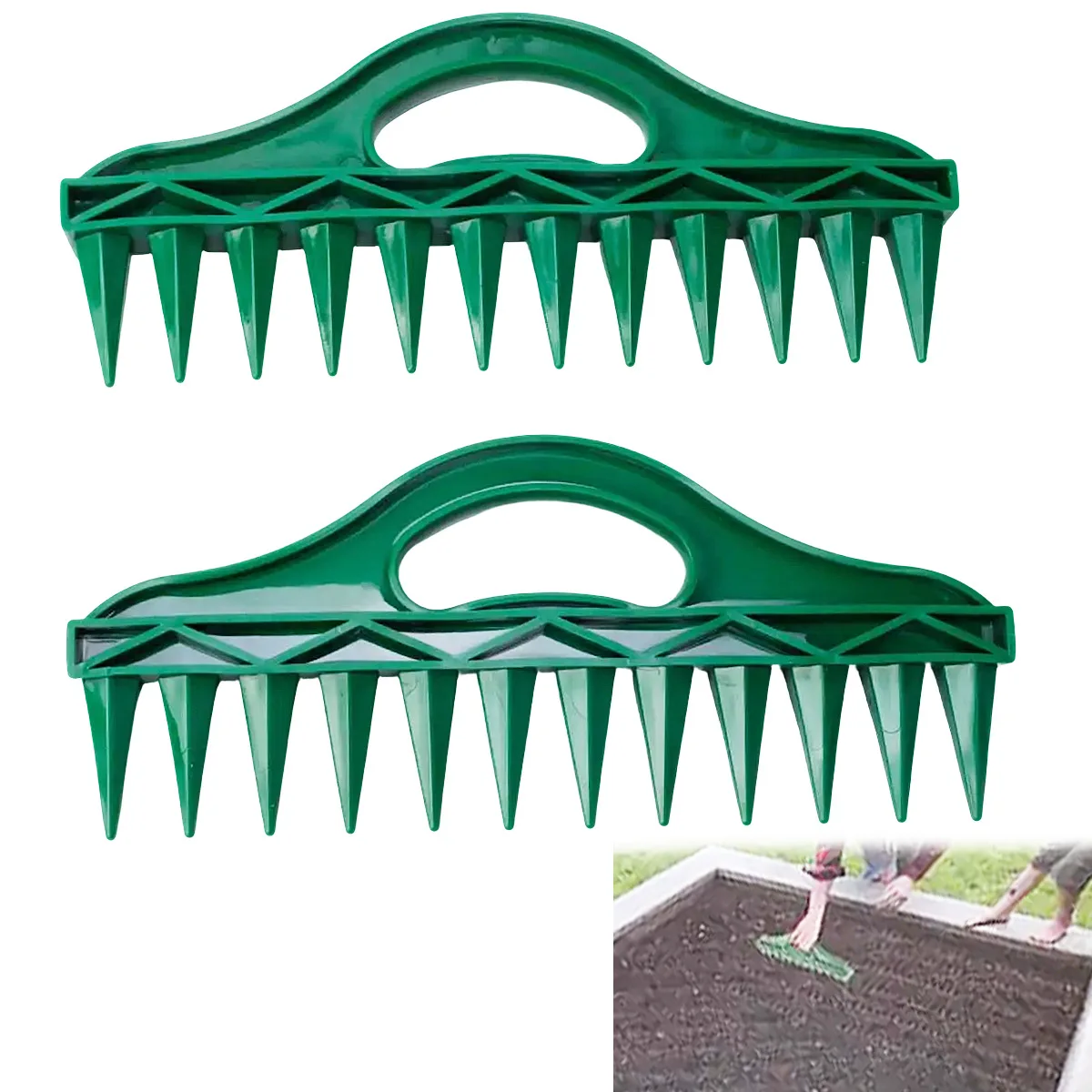 

Seeding Punch Seed Spacer Tool Vegetable Plant Sowing Soil Quick Punch Gardening Handheld Planter Device Easy Use