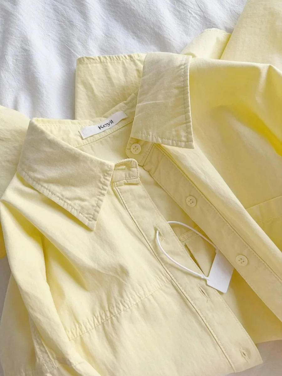 199 yellow-no pockets heavy cotton