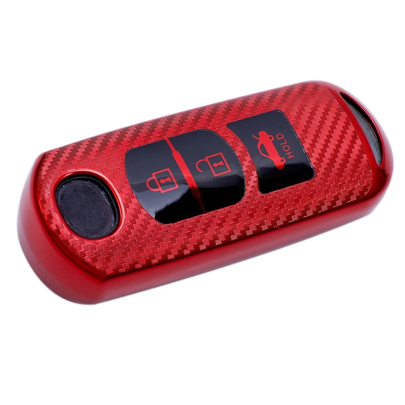 Funda de TPU suave para llave de coche, protector para Mazda 2, 3, 5, 6, CX-3, CX-4, CX-5, CX-7, 2014, 2016, Atenza, Axela, 2015