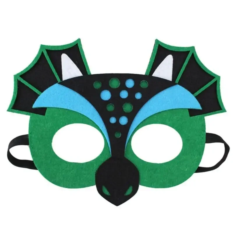 SN55Dinosaur Felt Masks for Boys and Girls, Halloween Jurassic World Dino Mask, Cosplay, Birthday Dinosaur Themed Fancy  Mas$@1w