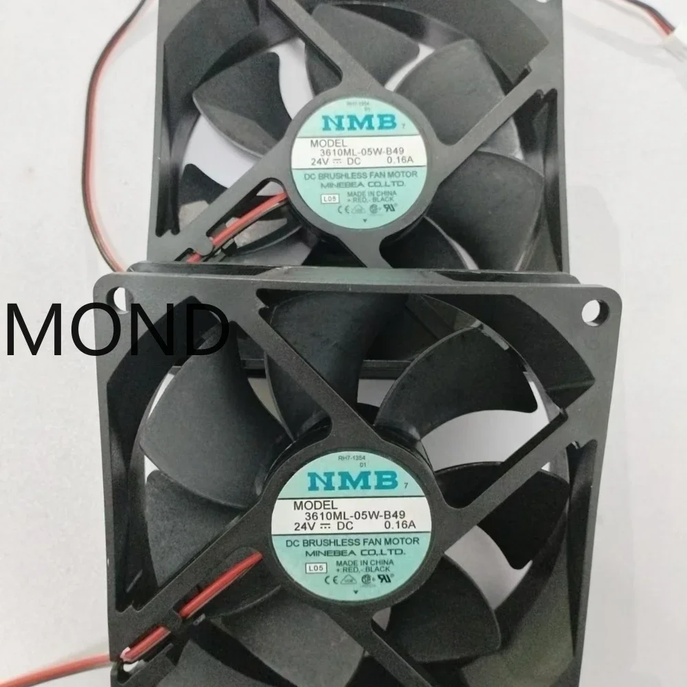 3610ML-05W-B49 3610ML-05W-B59 3610ML-05W-B40 B50 Ventilador de servidor NMB Fonte de alimentação axial de alto fluxo de ar Fanuc Ventilador de resfriamento do inversor 9cm