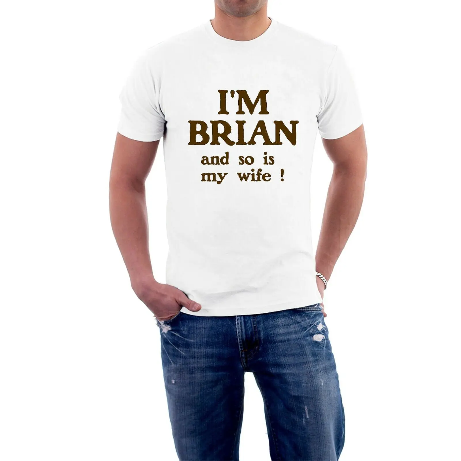 I\'m Brian and So Is My Wife T-shirt. Monty Python Life of Brian Tribute Romans