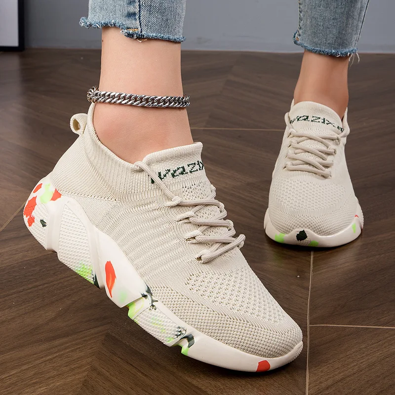 Fitness Dancing Shoes For Spring Autumn Breathable Running Casual Sports Shoes For Men Women Low Heeled Dancing Shoes New