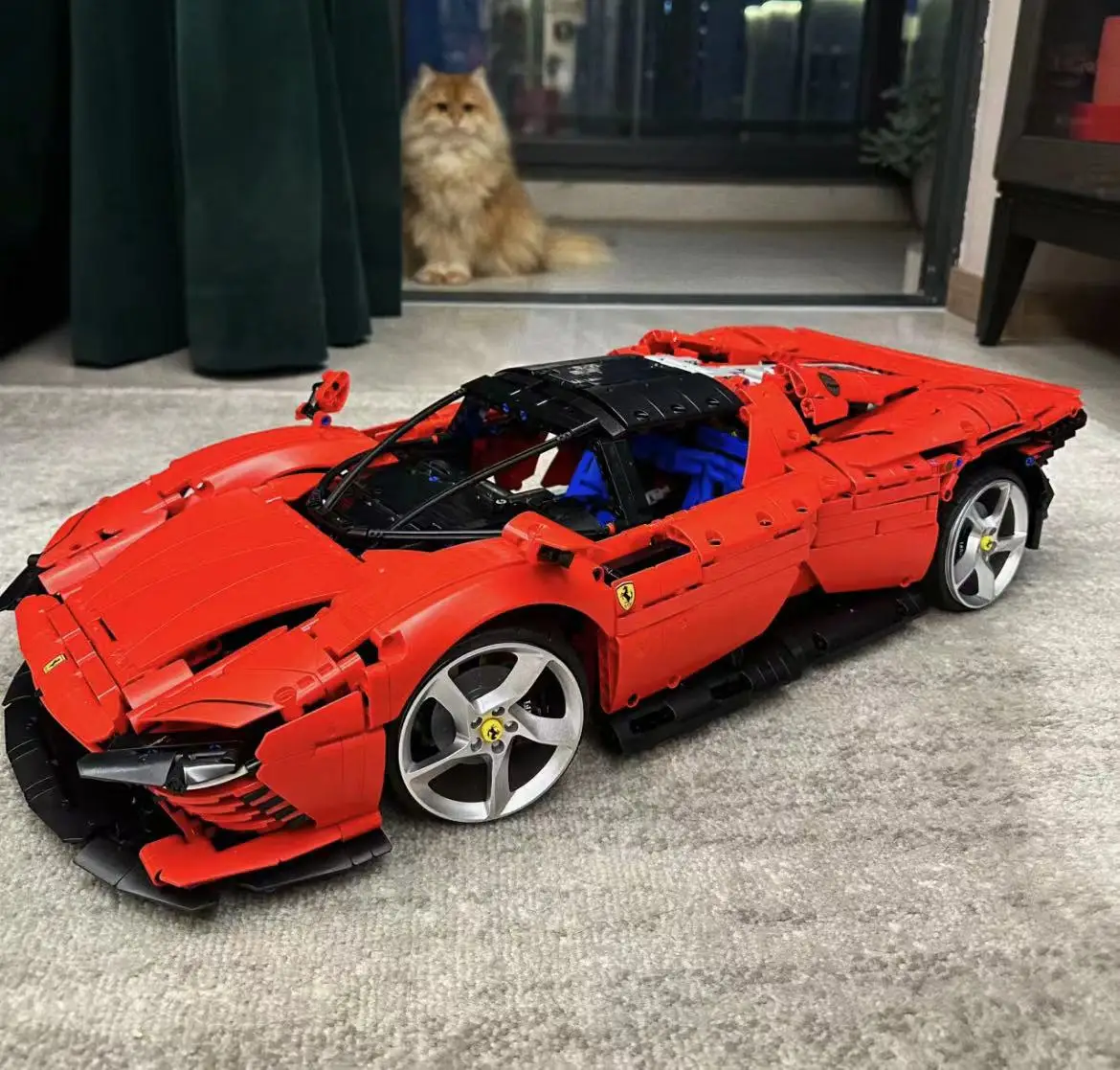 In Stock NEW SP3 42143 Supercar Technical  Daytona Model Building Sport Car Toys For Boys Girls Kid Birthday Gift