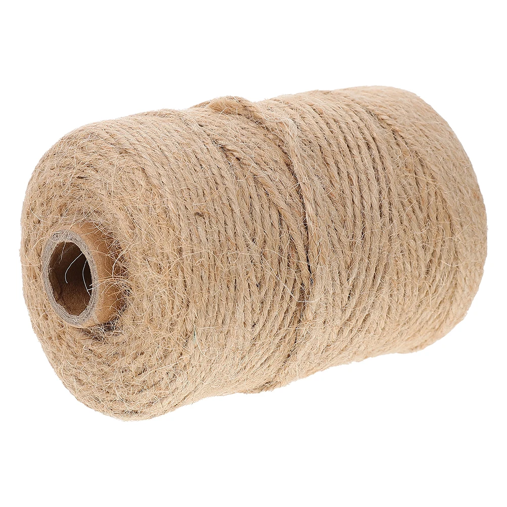 

Hemp Rope Jewelry Lanyard Twine for Crafts Cooking Bracelet Decorative Natural Numb Thick Packing Handworked